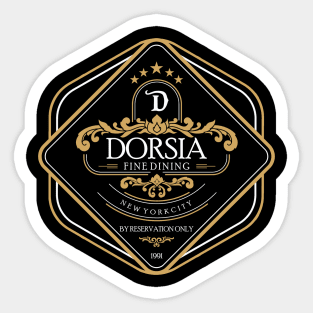 American Psycho - Dorsia Sticker